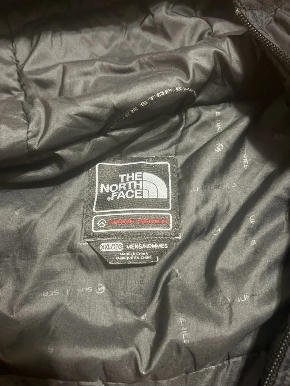 The North Face Jacket Black Summit Series Primaloft Puffer Hoodie Mens XXL